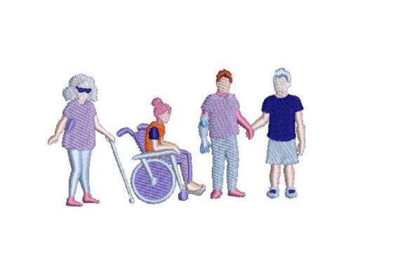 Embroidering Empathy: A Review of People with a Range of Disabilities