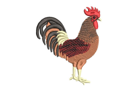 Fighting Cock Embroidery Review for Apparel