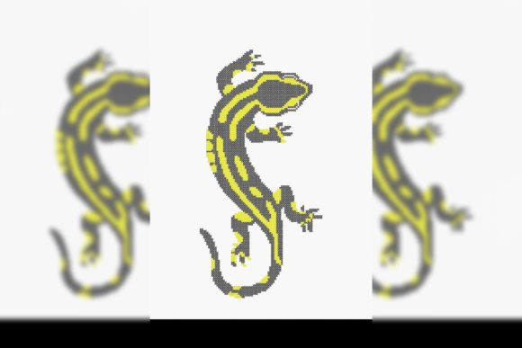 Fire Salamander: A Bold Wild Animal Design for Etsy Shops