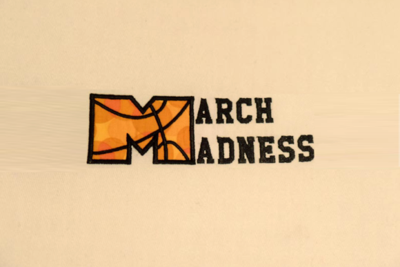 March Madness Basketball Applique Review
