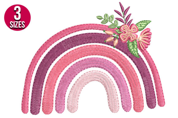 Rainbow with Flowers: A Seasonal Embroidery Review