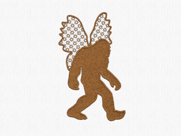 Review: Bigfoot with Butterfly Wings Embroidery