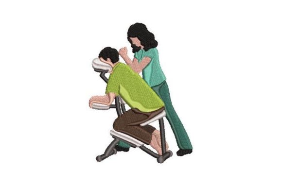 Review: Masseur Giving Seated Massage Design