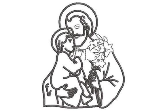 Review: Saint with Child and Flowers Design