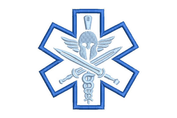 Review: Star of Life with Helmet Embroidery Design