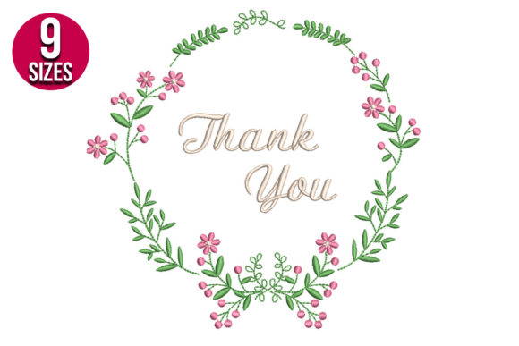 Reviewing Thank You Floral Wreath for Boutique Sweatshirts